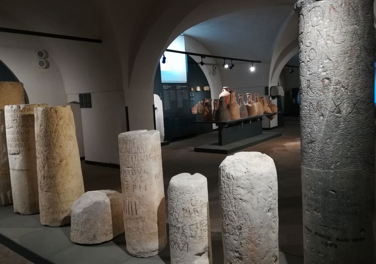 Statues in Roman period in the museum