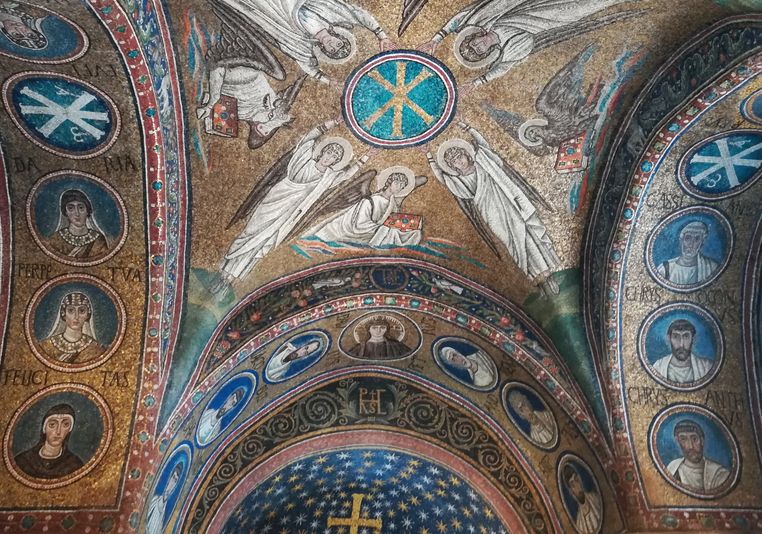mosaic of St. Andrew Chapel in Ravenna