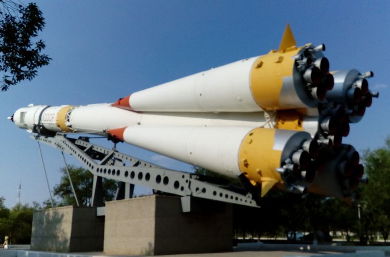 model of Soyuz rocket